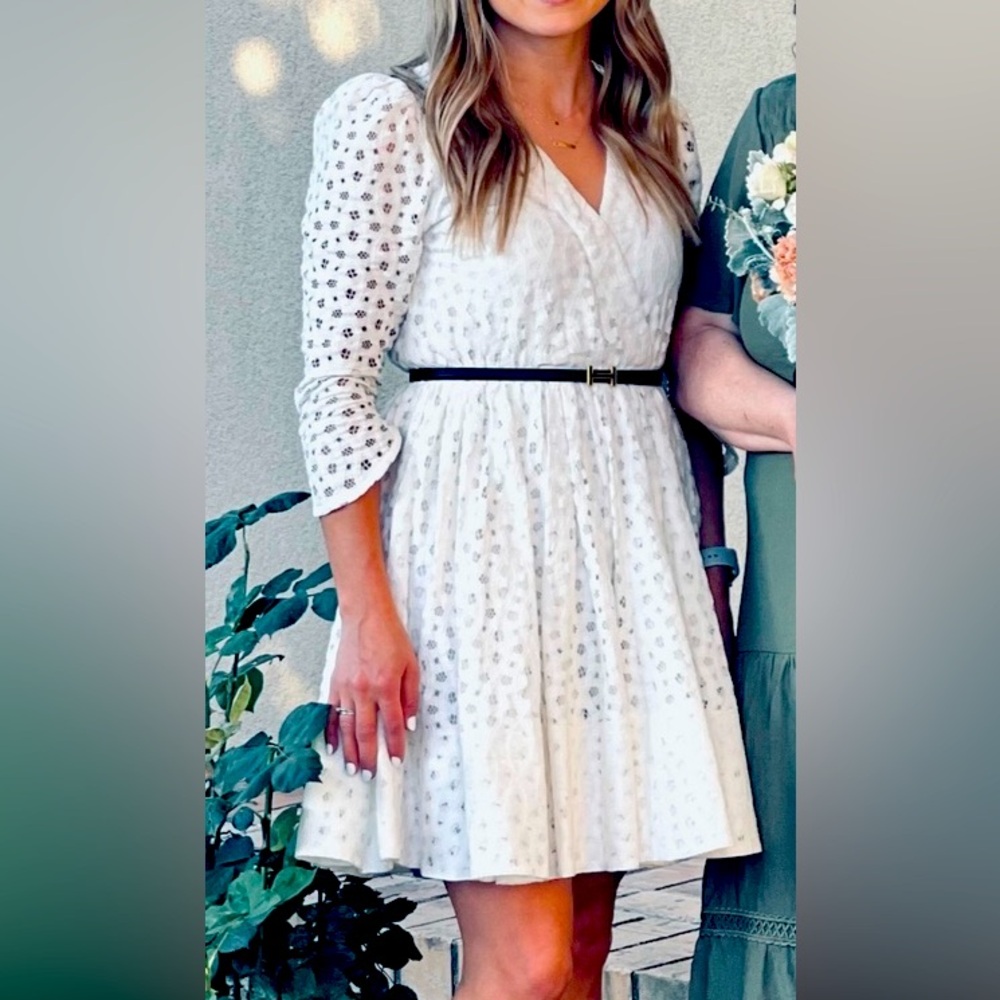 Maje eyelet dress